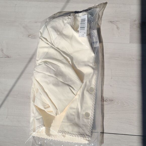 NYC Braided Trim jacket CREAM COLOR SIZE 6 NWT in‎ packaging - Picture 6 of 9
